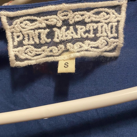 Pink Martini Claudia Dress in Navy blue color size small - Picture 7 of 7